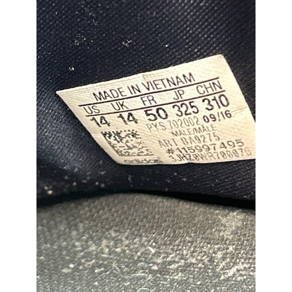 Adidas Mens Slide Sandals Size 14 Black & White Striped Comfortable Slip-On - Picture 5 of 6